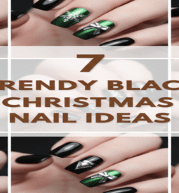 7 Trendy Black Christmas Nails: Chic Goth Nail Art for the Holiday Season