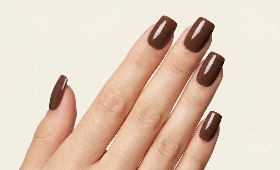 Classic Glossy Chocolate Brown