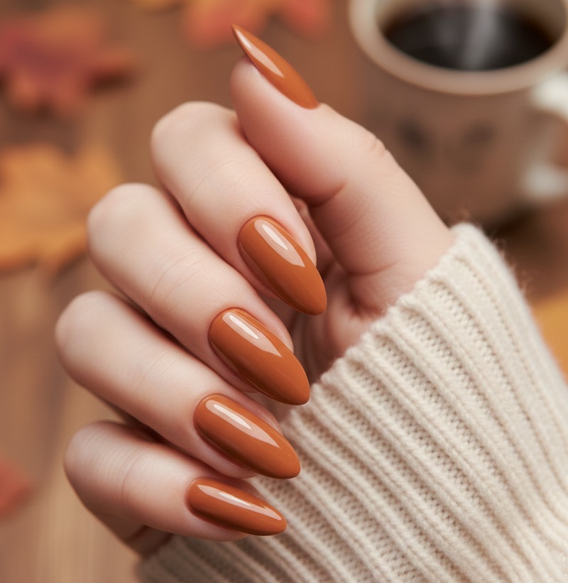 Salted Caramel Nails