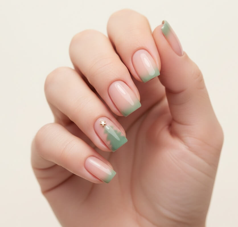 Soft Ombre Tree Fade