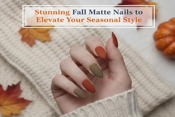 Stunning Fall Matte Nails to Elevate Your Seasonal Style