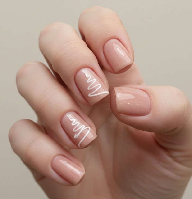 White Swirl Christmas Tree