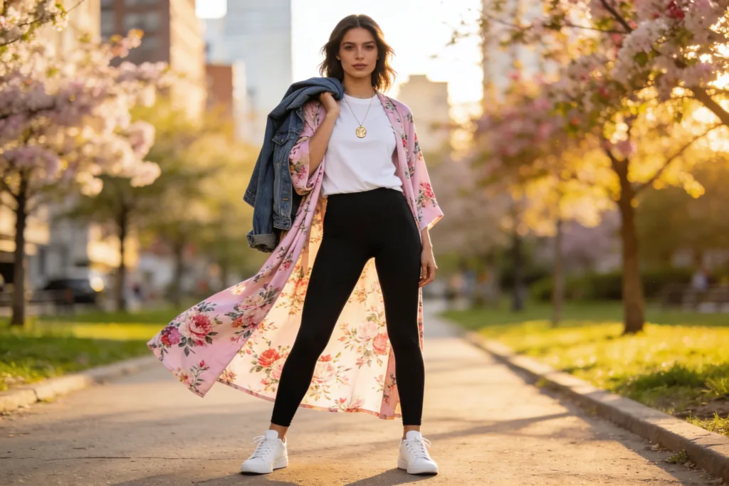 12 Popular Leggings Outfit Spring 2026 Casual Ideas: Fresh & Chic