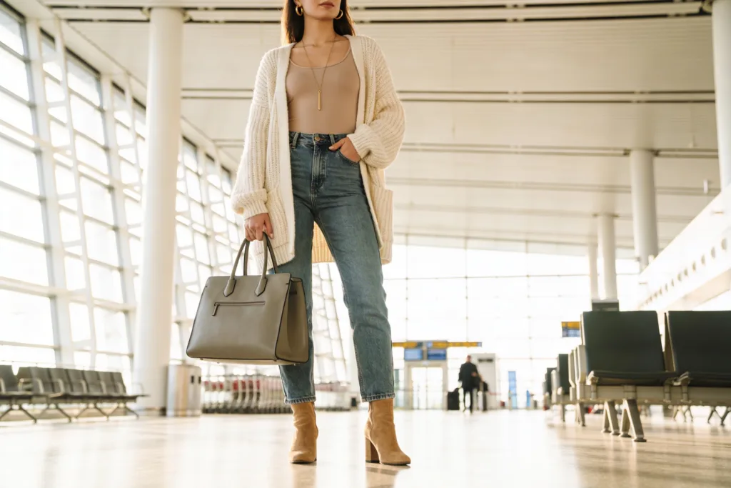9 Airport Jeans Outfit Ideas for Travel Days: Chic & Comfy