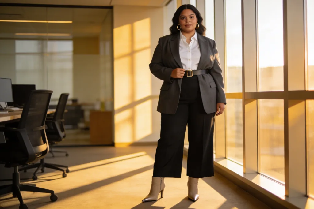 11 Plus Size Office Outfits That Look Professional and Chic You’Ll Love