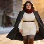10 Plus Size Winter Outfits for Women That Keep You Warm and Stylish
