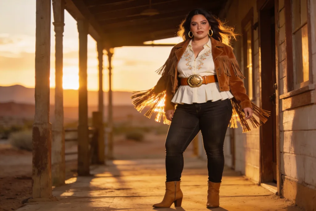10 Plus Size Rodeo Outfits for Women with Western Vibes: Bold & Chic