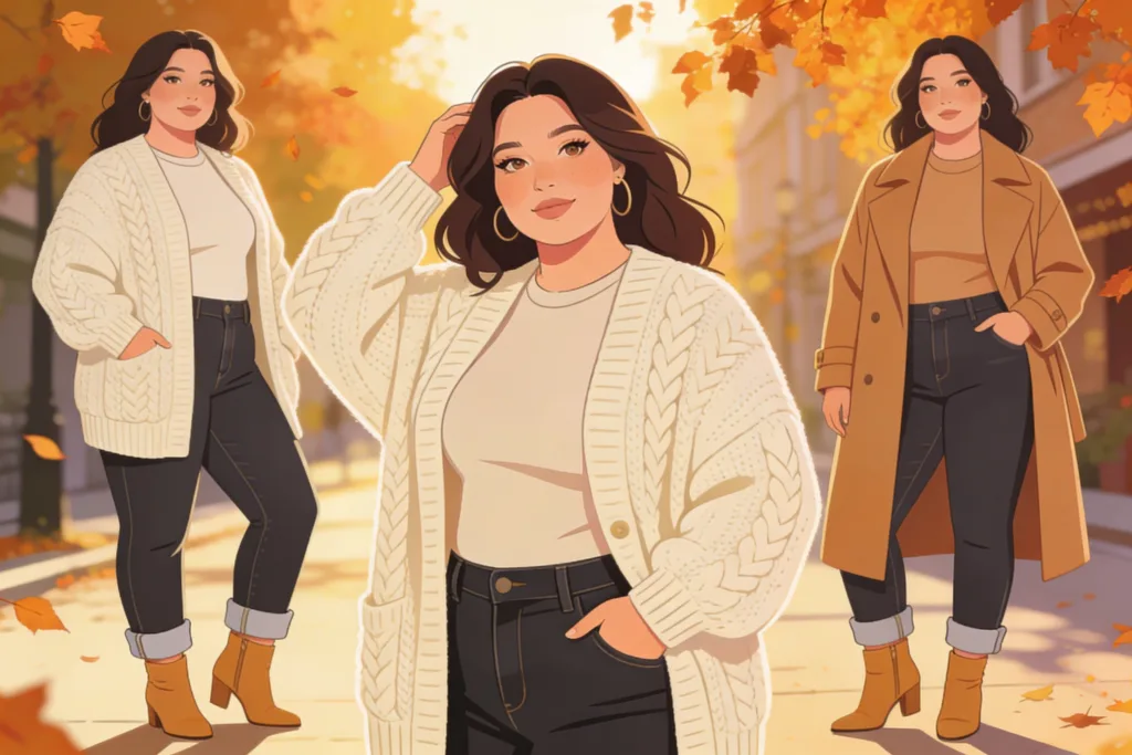 10 Plus Size Autumn Outfits for Cozy Style: Chic & Comfy Picks