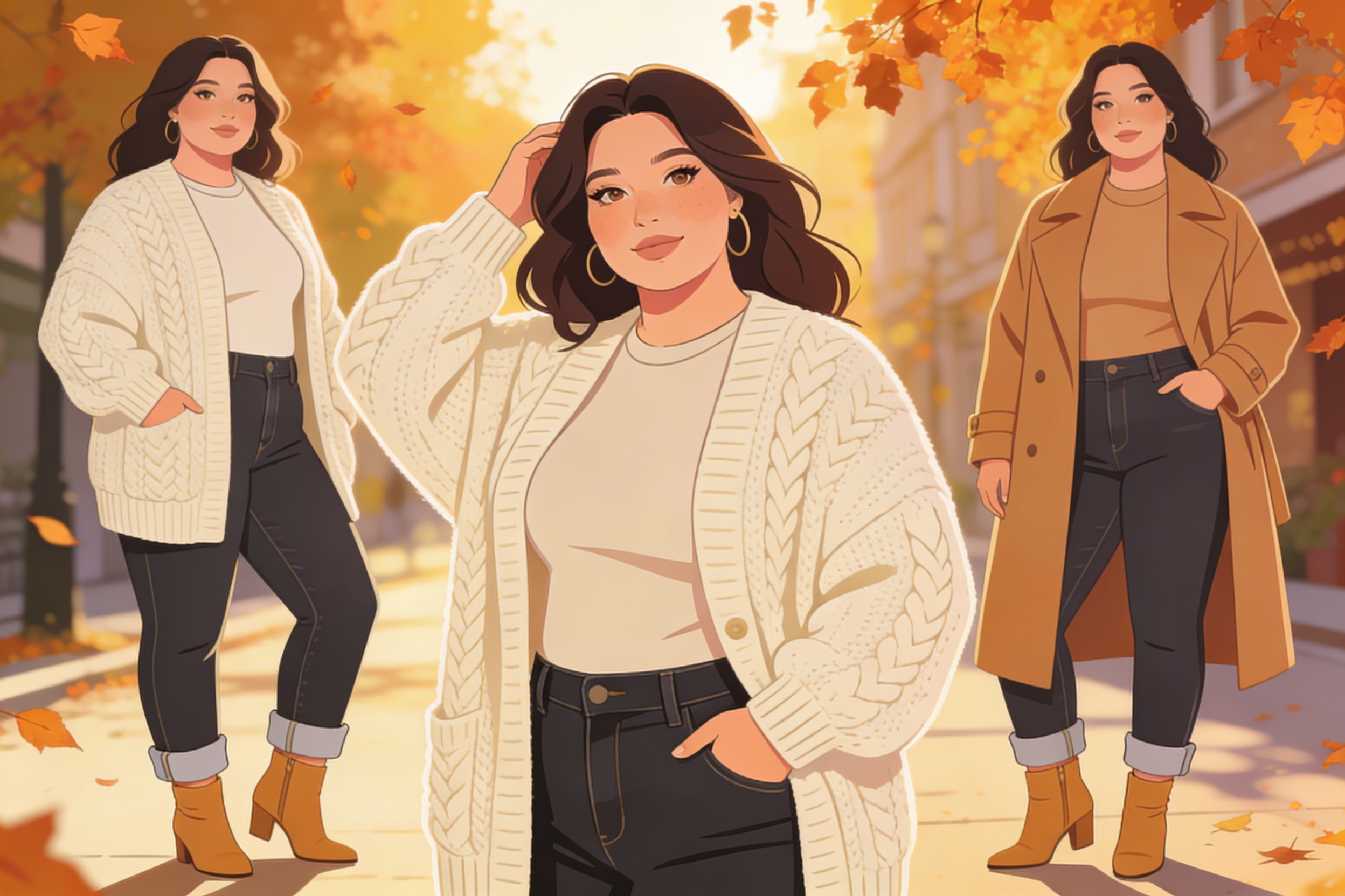 10 Plus Size Autumn Outfits for Cozy Style: Chic & Comfy Picks