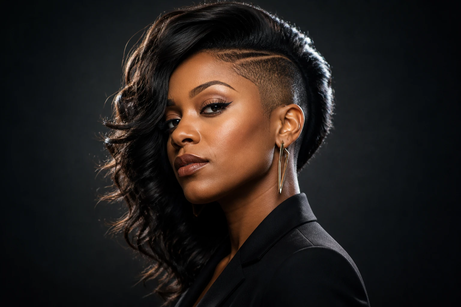 15 One Side Shaved Hairstyles for Black Women: Bold & Chic