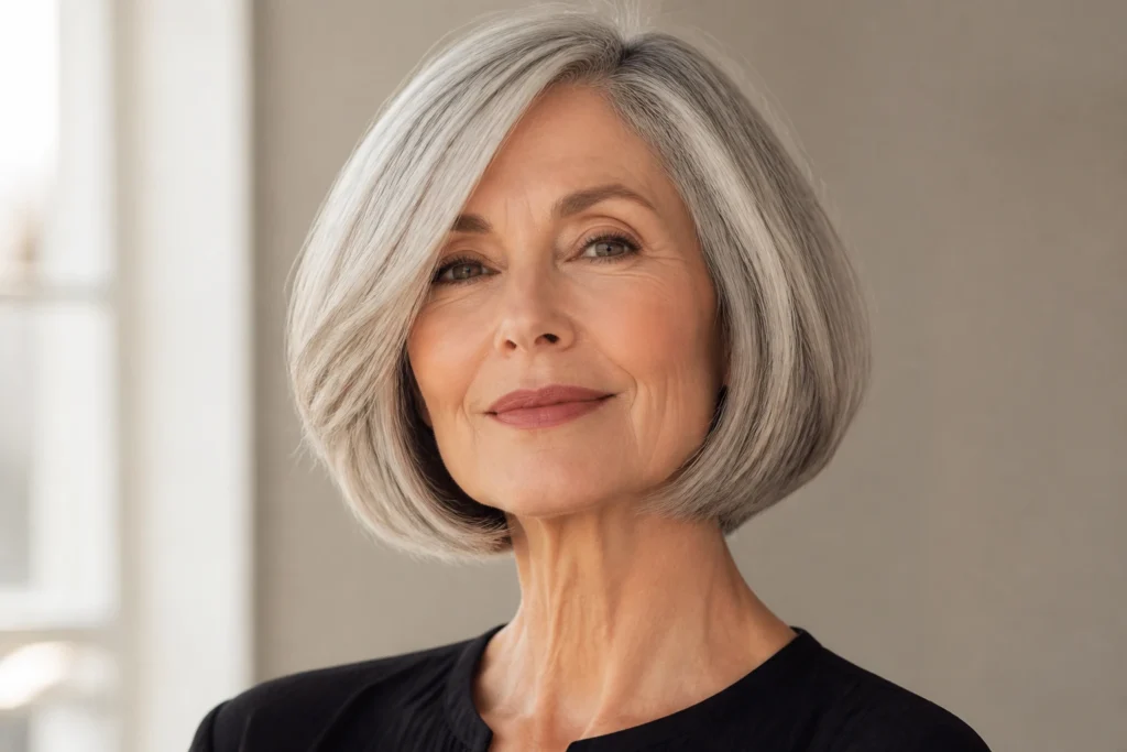 11 Bob Hairstyles for Women Over 60 That Wow