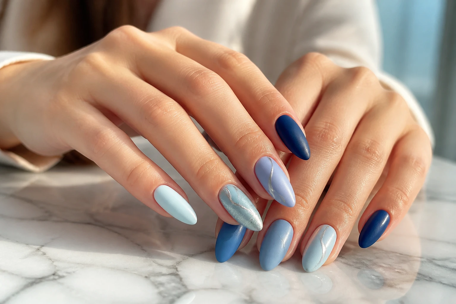 15 Beautiful Blue Spring Nails: Refresh Your Manicure