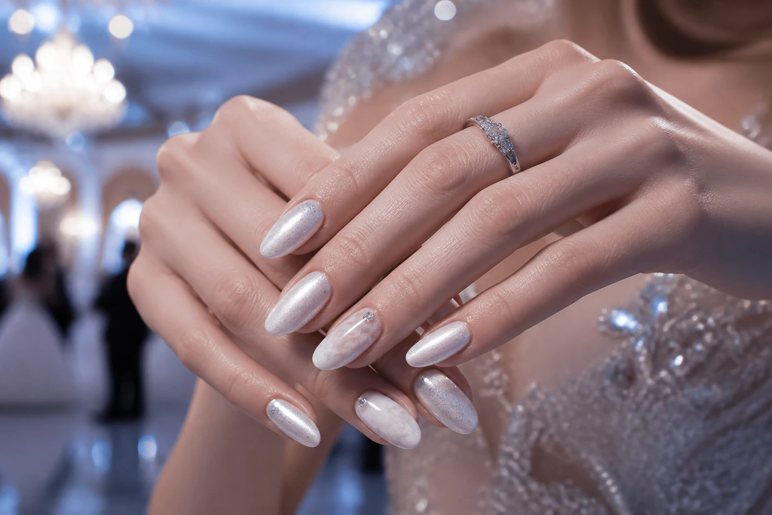 14 White Prom Nail Designs: Stunning Yet Subtle Picks