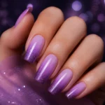 12 Purple Prom Nail Ideas That Pop on Prom Night