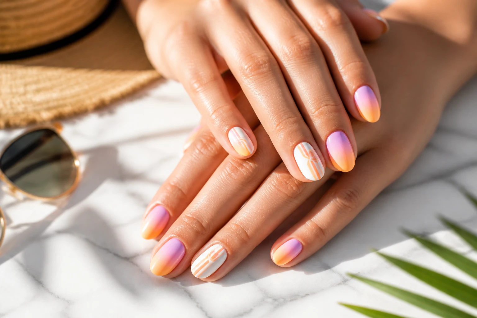 15 Cute Summer Nails Perfect for Sunny Days: Summer Vibes Nails