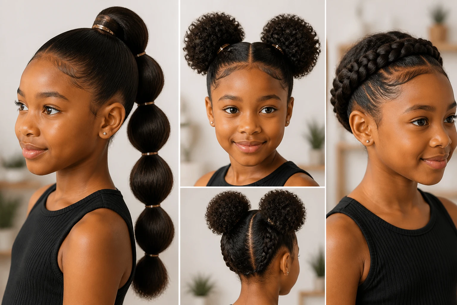 12 Black Girls Hairstyles That Are Cute and Easy to Maintain: Quick Picks – Easy Styles for Busy Days