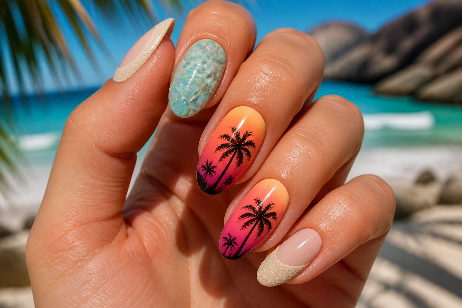 12 August Nail Ideas for a Fun End-of-Summer Look That Pops