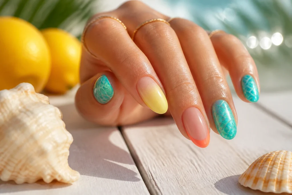 10 June Nail Ideas for the Ultimate Summer Manicure: Glowy Picks