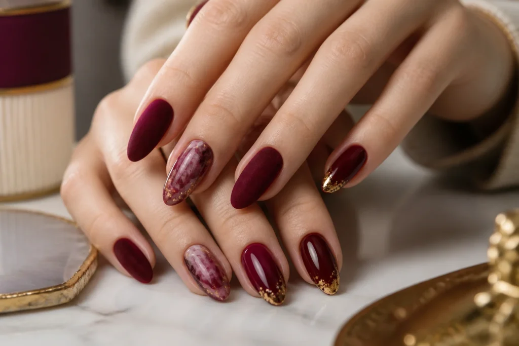 12 Dark Burgundy Nail Designs Trending This Season Secrets You’Ll Love