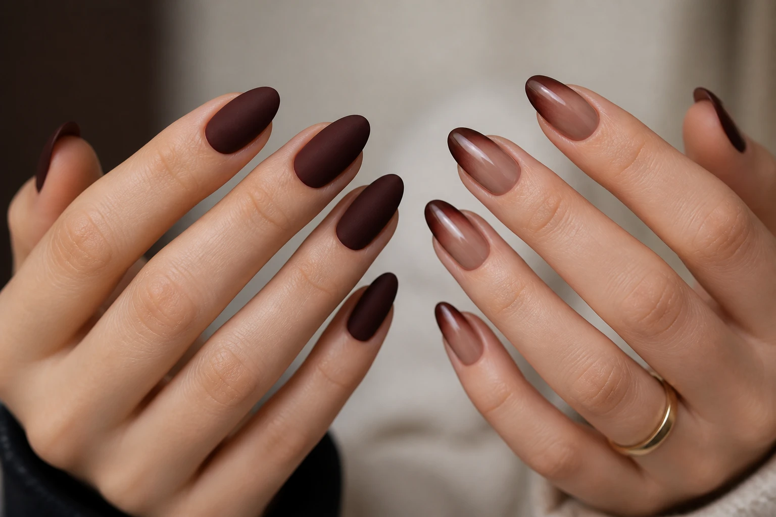 15 Burgundy and Nude Nail Ideas for Elegant Women You’Ll Love