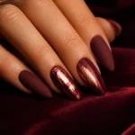 13 Burgundy Almond Nails That Feel Luxurious: Luxe at Home