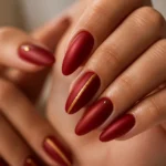 10 Red Almond Nails That Look Expensive: Luxe Edition