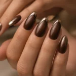 12 Brown Chrome Nails That Look Ultra Luxe: Luxe Vibes