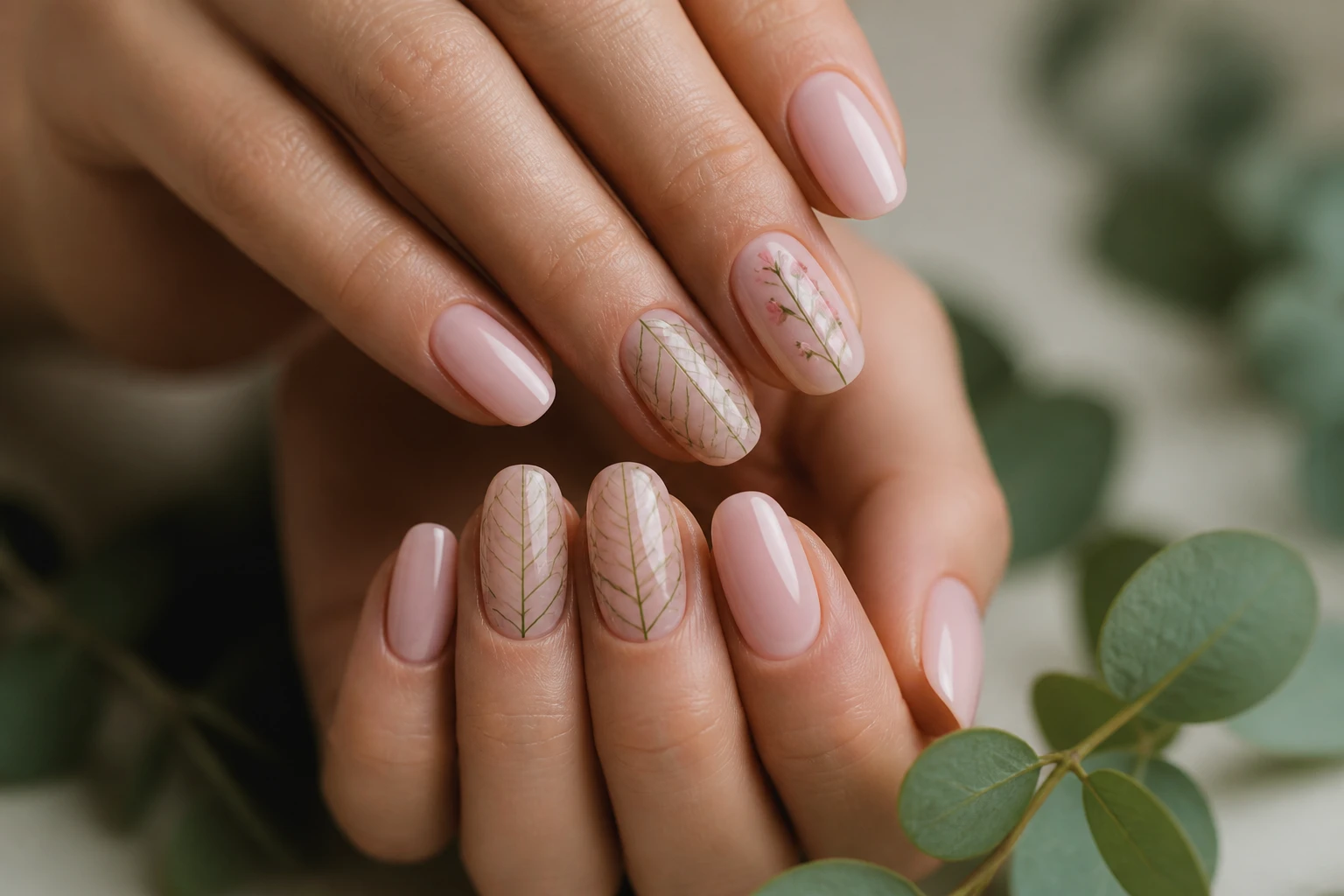 14 Botanical Nail Designs Inspired by Nature: Wander-Worthy Nails