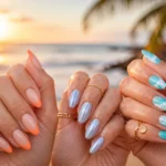 15 Beach Vacation Nail Ideas for Your Next Trip: Glow-Ready Nails