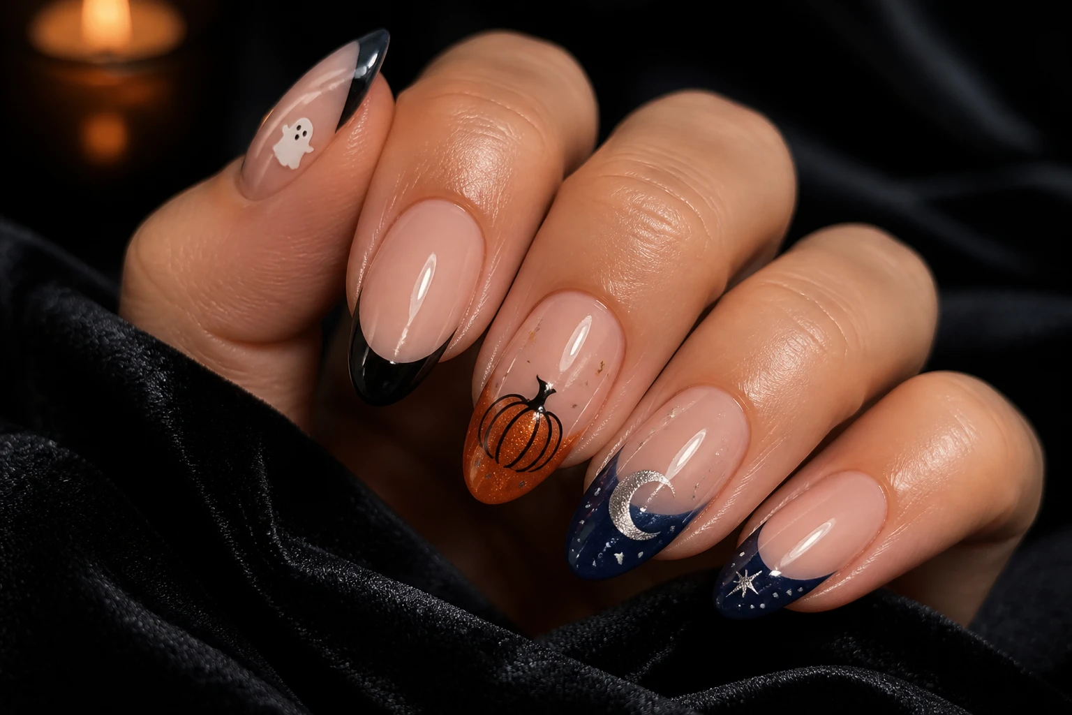 15 Halloween French Tip Nails to Try: Spooky Chic Glams