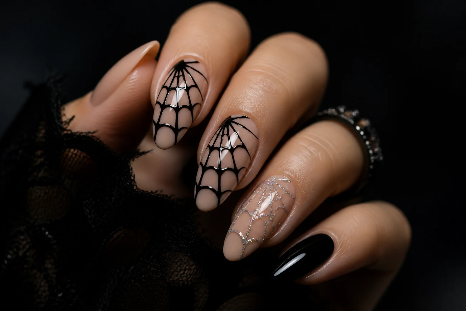 10 Spider Web Nails for a Spooky Look: Chic & Terrifying