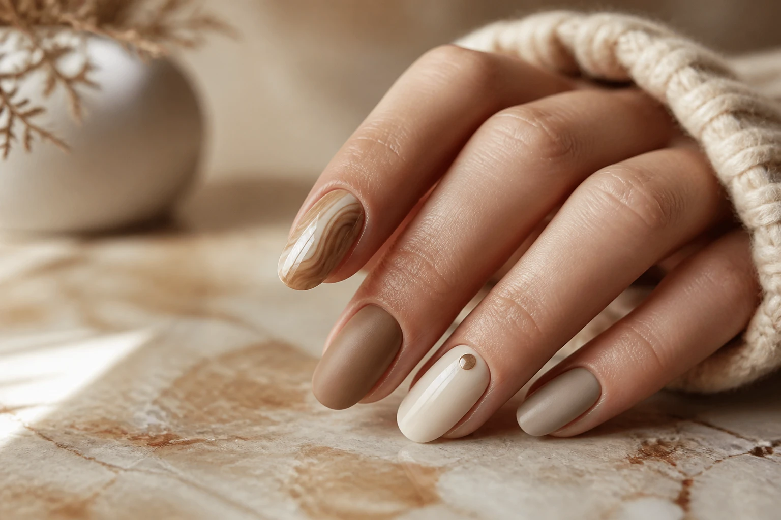 13 Neutral Fall Nails You'Ll Love: Chic & Cozy
