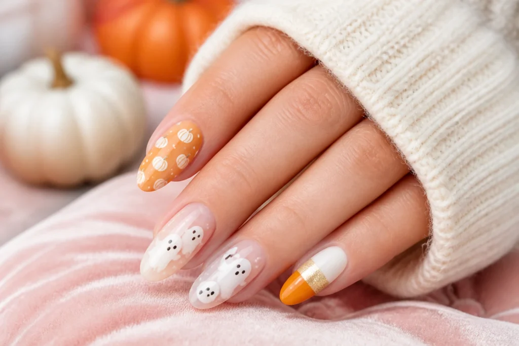 15 Halloween Nails That Are Cute, Not Scary: Cute & Cozy Tricks