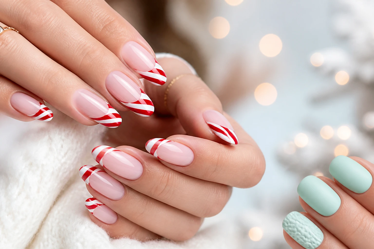 10 Candy Cane Nails Everyone Loves for Holidays