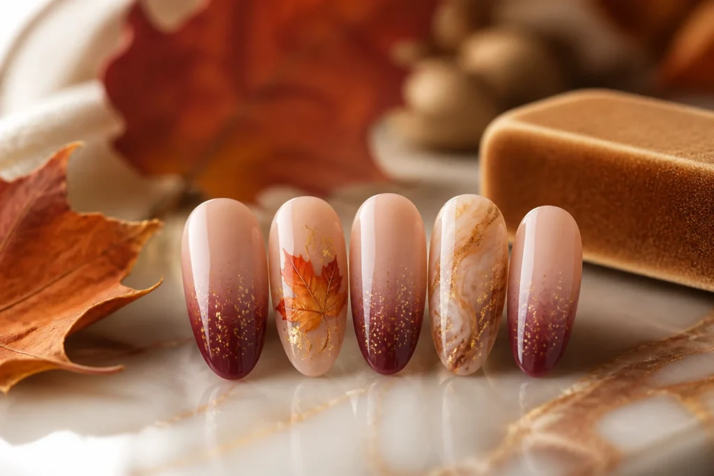 14 Elegant Thanksgiving Nail Ideas to Try Now