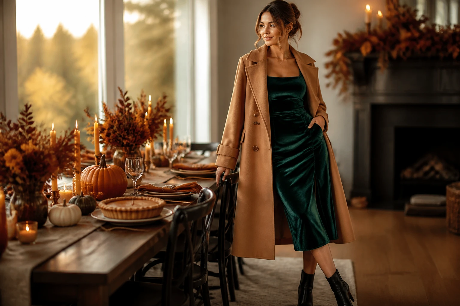 12 Thanksgiving Dinner Outfits That Look Elegant: Effortless Glam