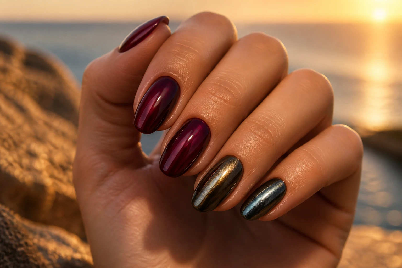 14 Dark Summer Nails You Need Now