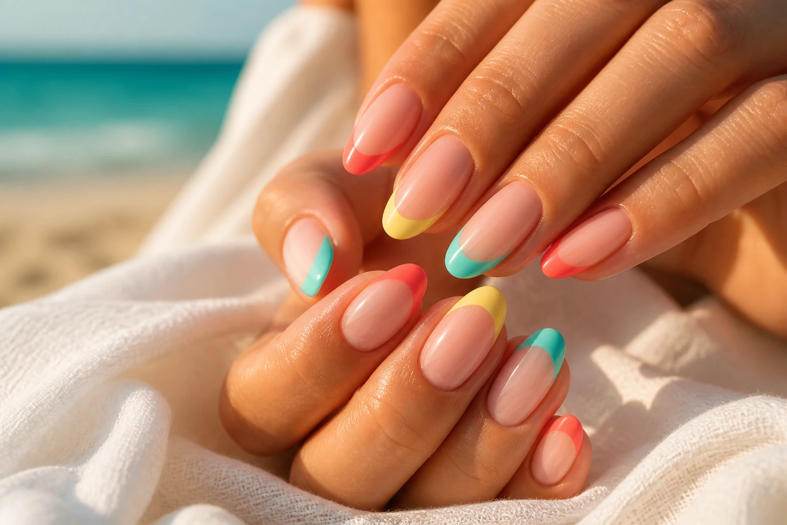 10 Summer French Tip Nails That Pop This Summer
