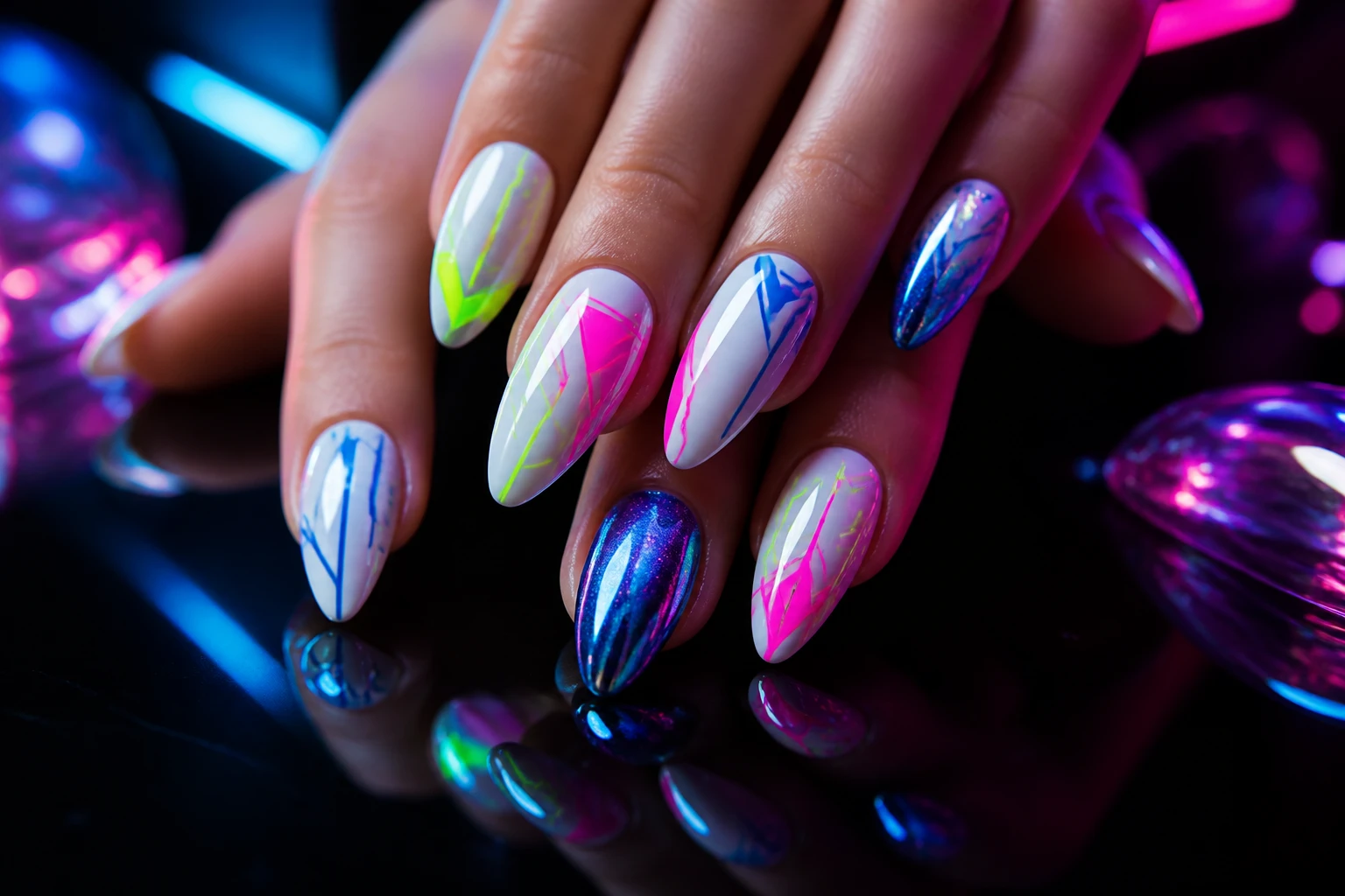 12 Don Toliver Nails: Neon Glow Trends