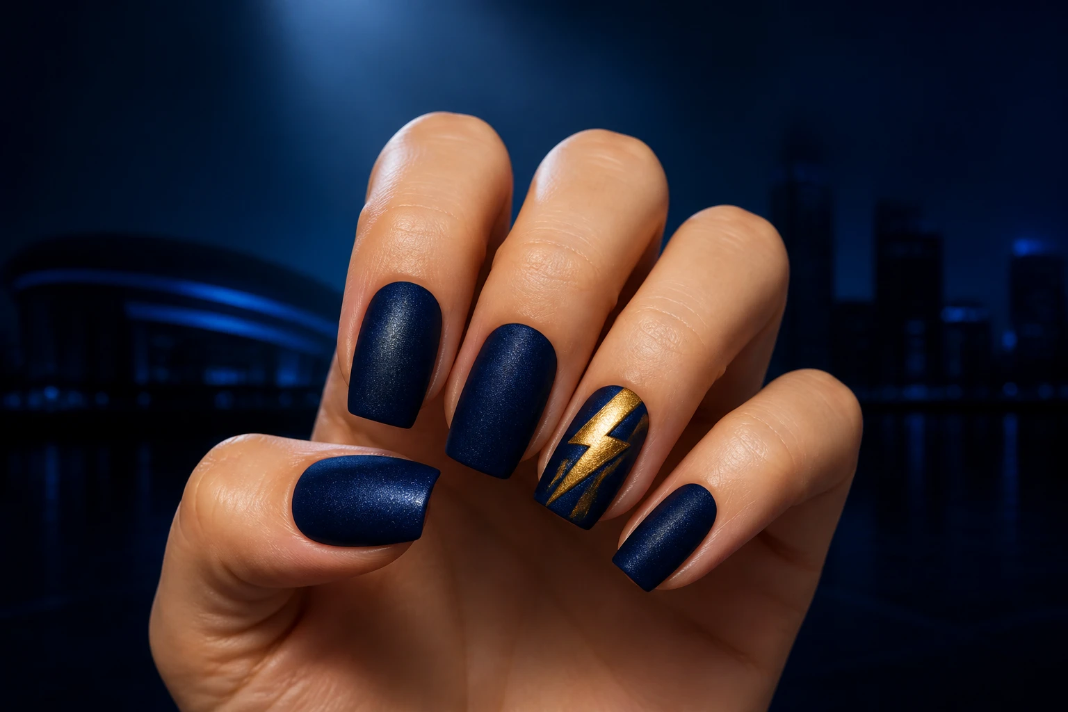 10 Okc Thunder Nails: Spark Your Game Day Style
