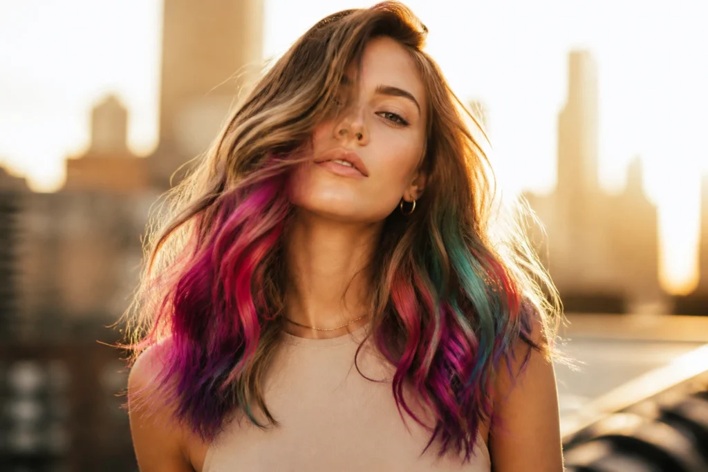 13 Peekaboo Hair Color Ideas Worth Trying That Turn Heads