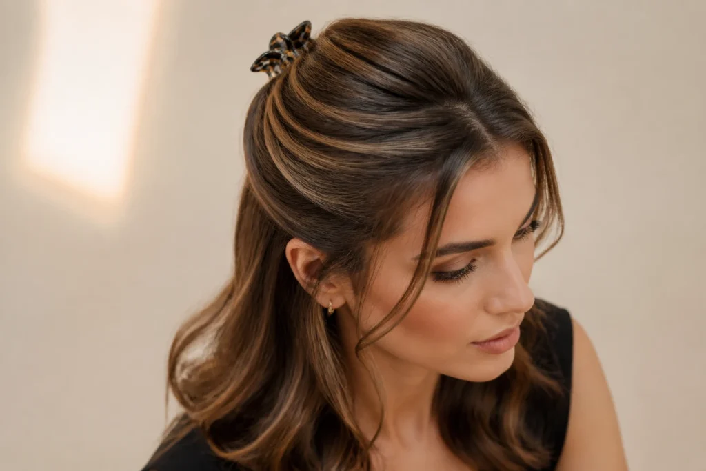 14 Claw Clip Hairstyles for Thin Fine Hair You’Ll Love